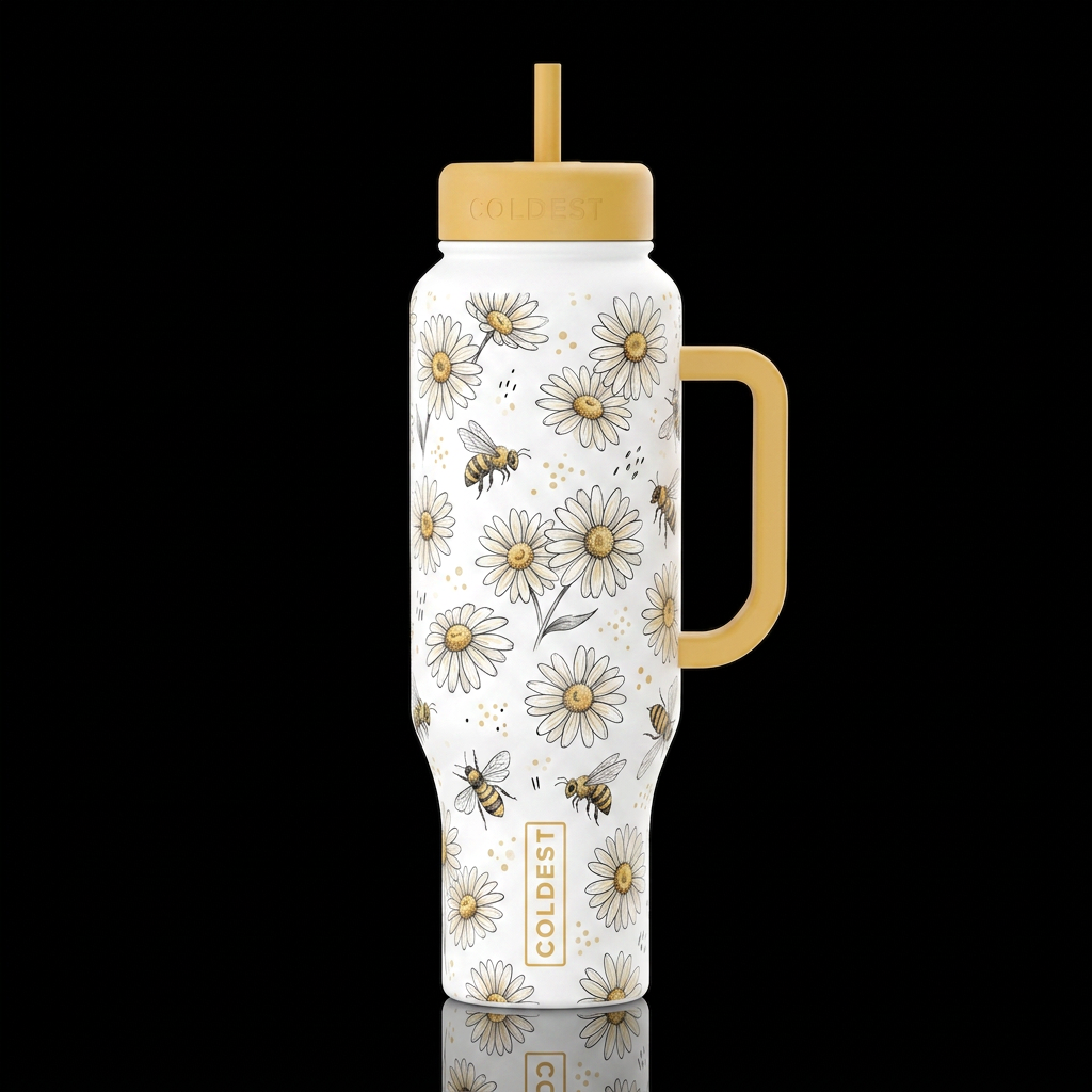Honey Bees water bottle design