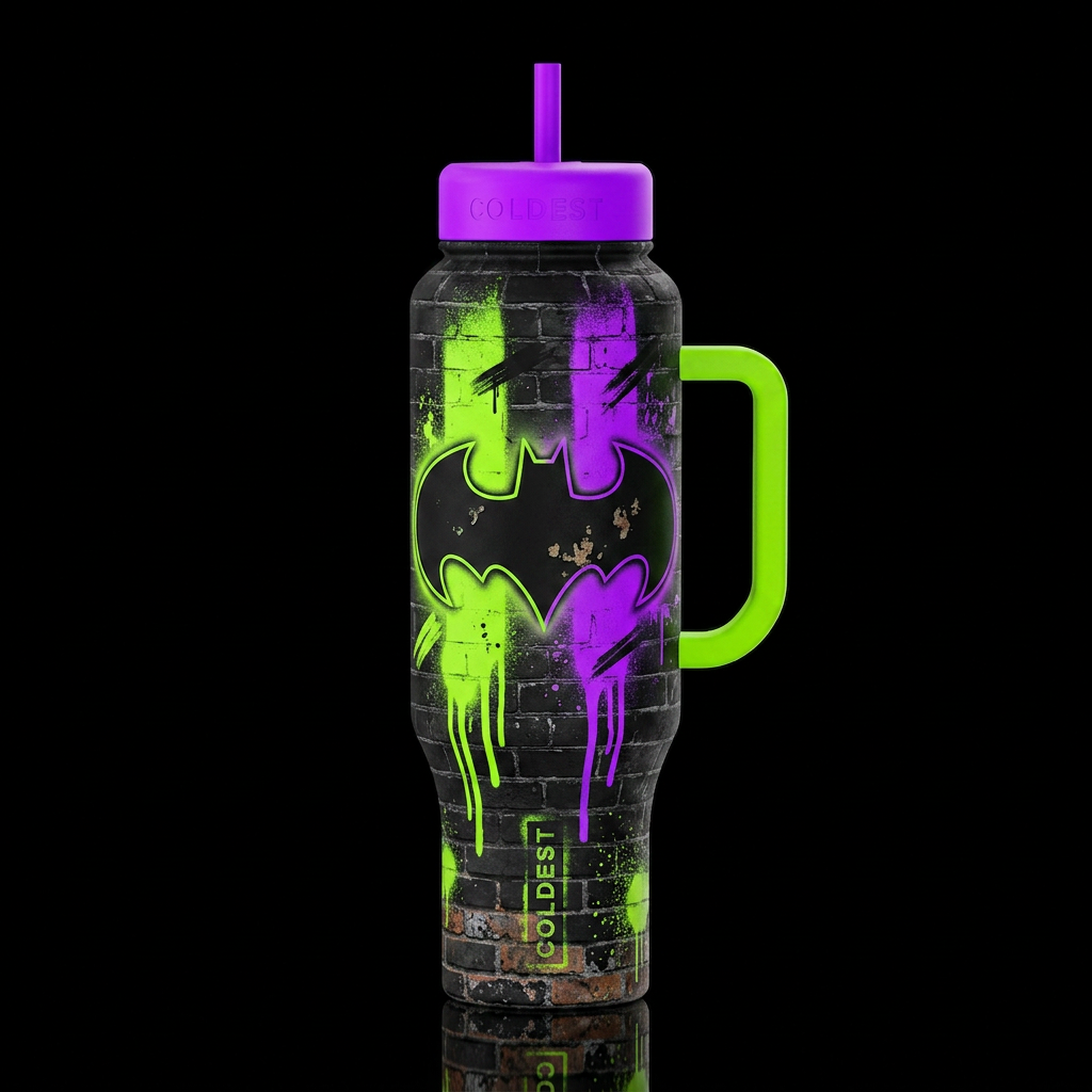 BatMan water bottle design