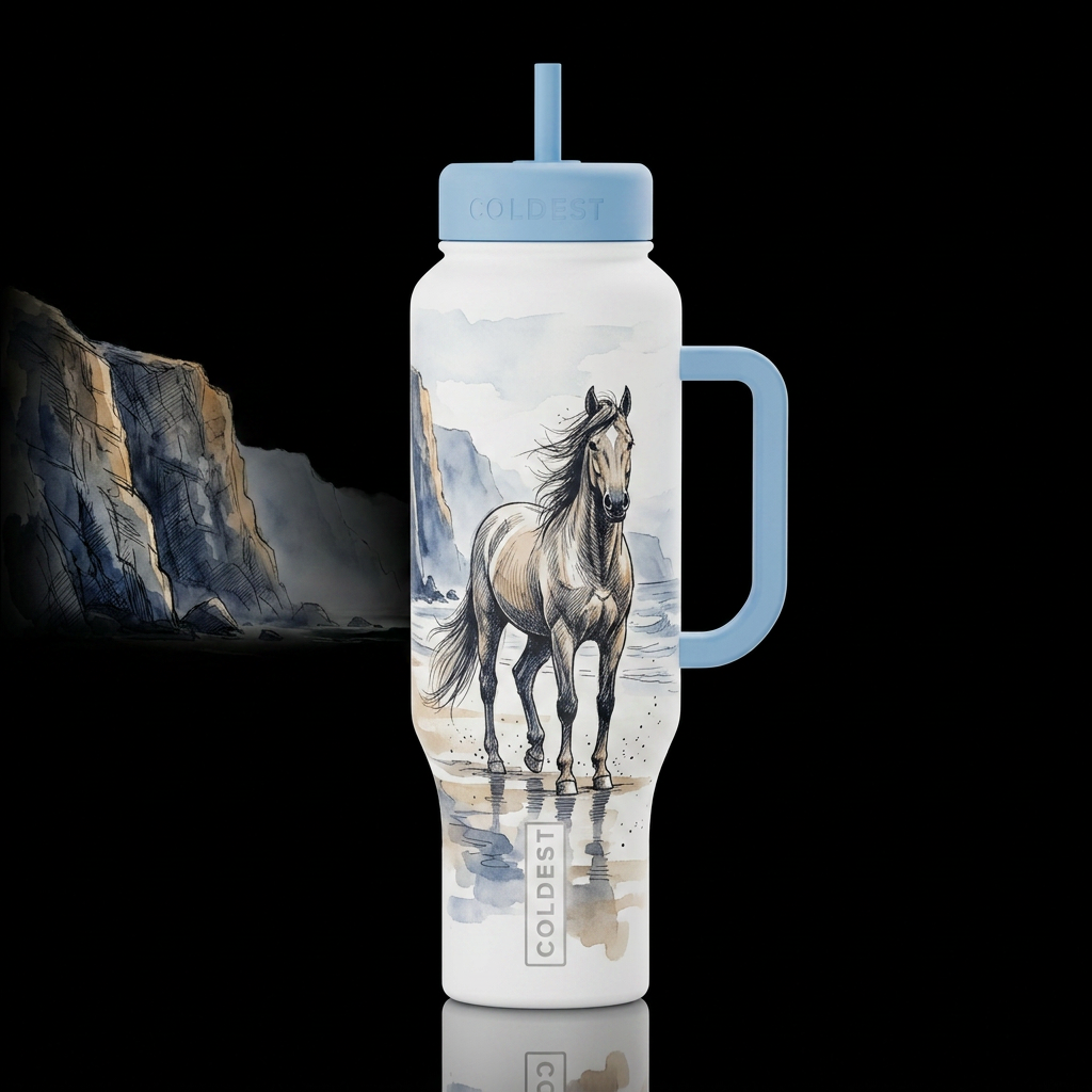 Stallion water bottle design