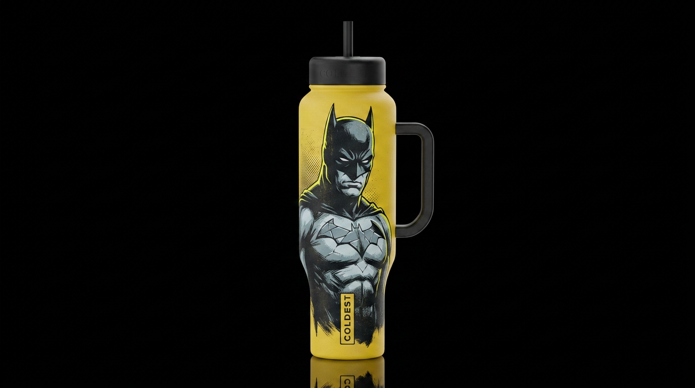 BatMan water bottle design