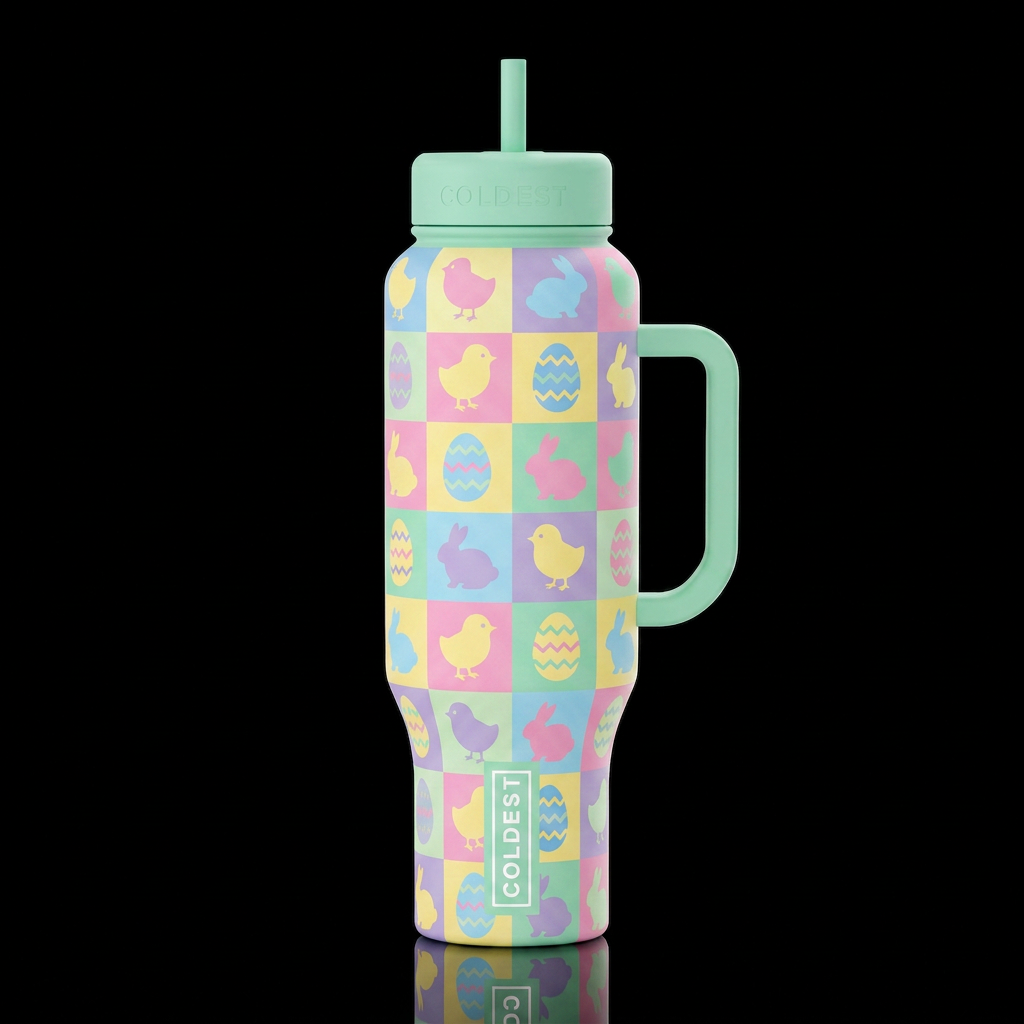 Easter Icons water bottle design