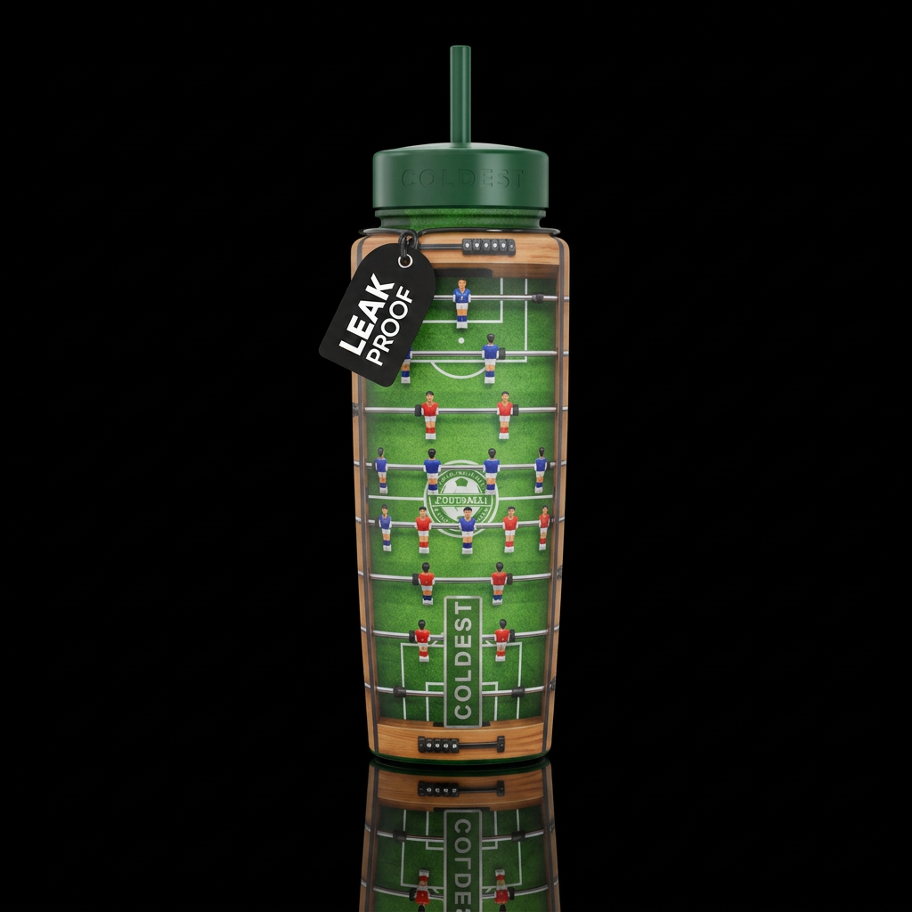 Football water bottle design