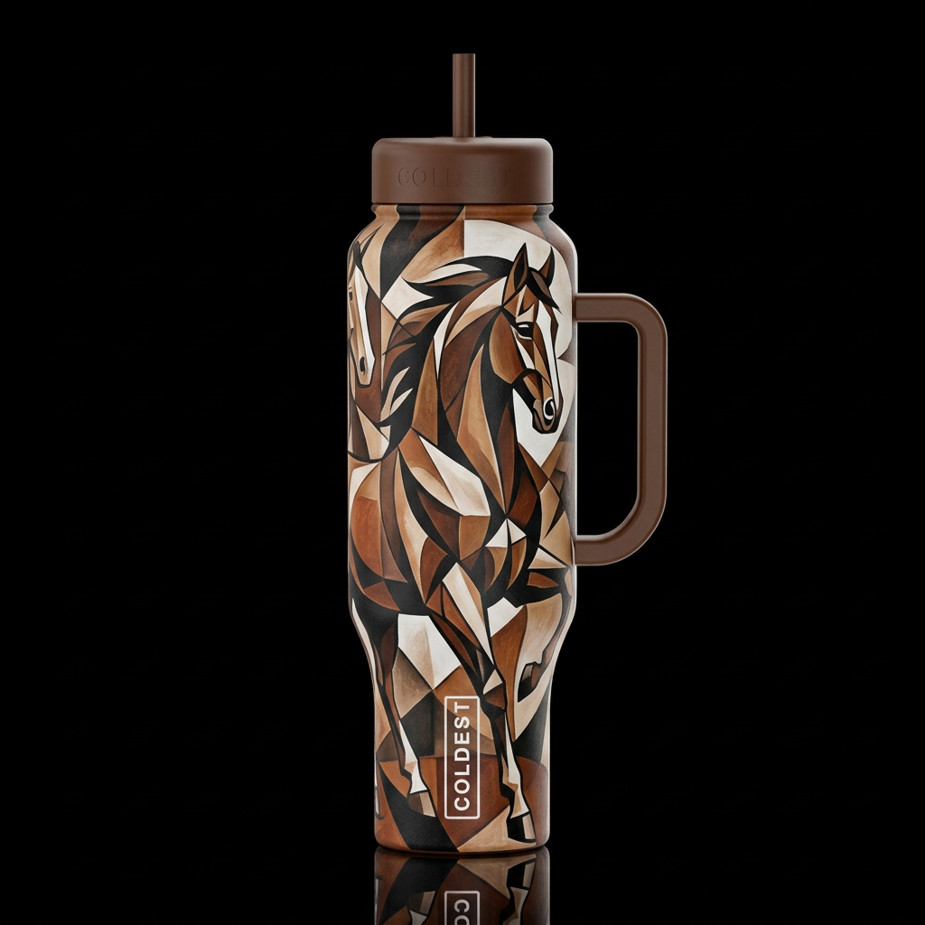 Horse water bottle design