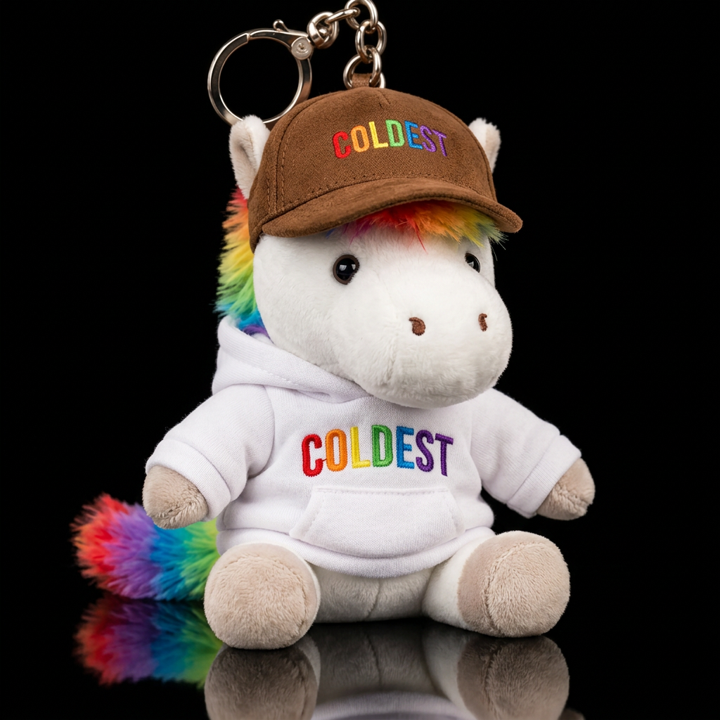 Rainbow the Horse water bottle design