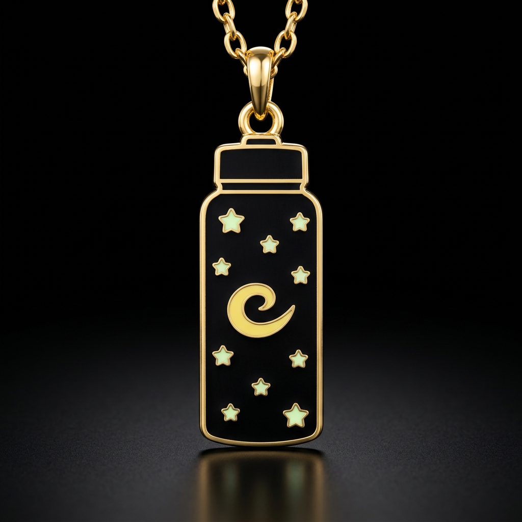 Glowie Stars water bottle design