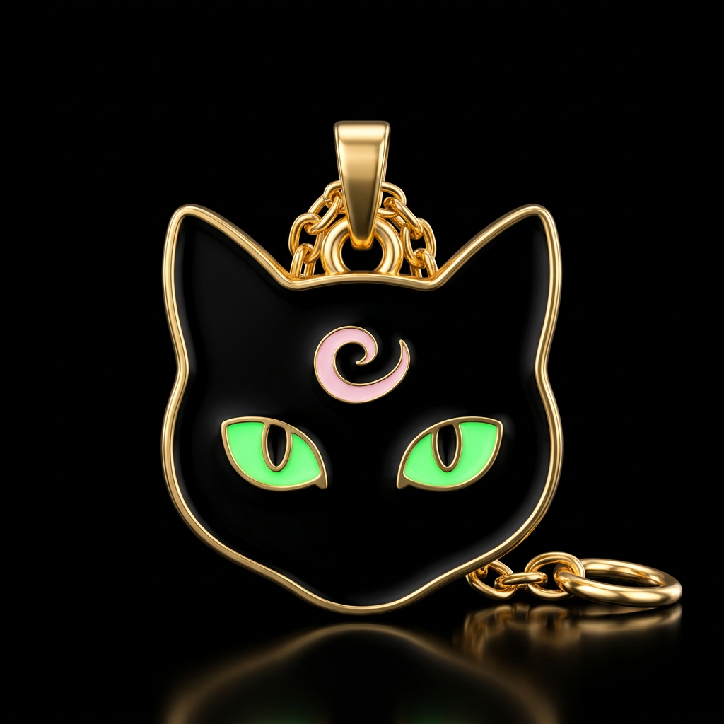 Glowie Meow water bottle design