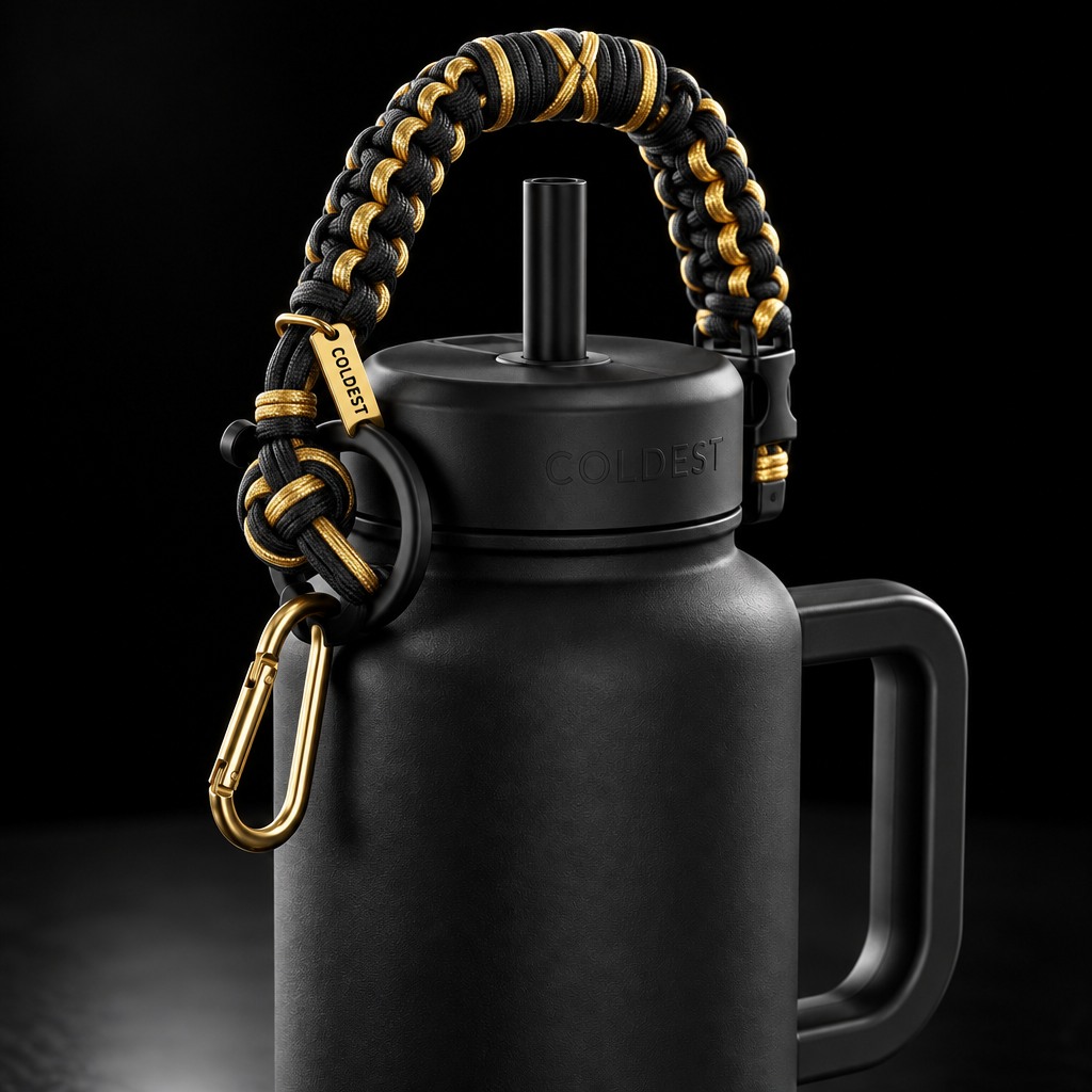 I Love Gold water bottle design