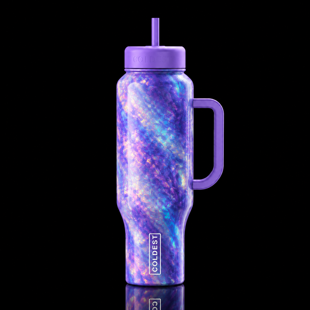 Unicorn Opal water bottle design