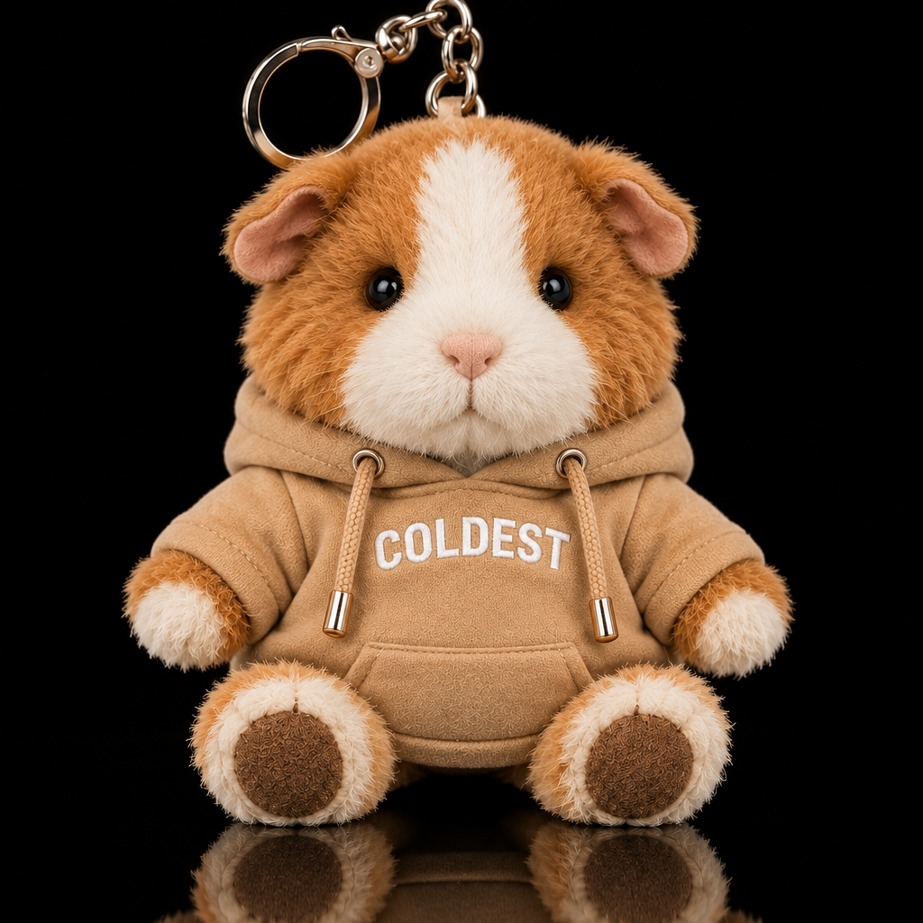 Pistachio the Guinea Pig water bottle design