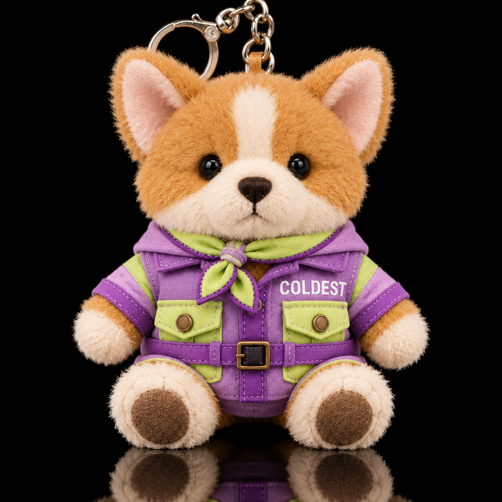 Corgi-Anna water bottle design