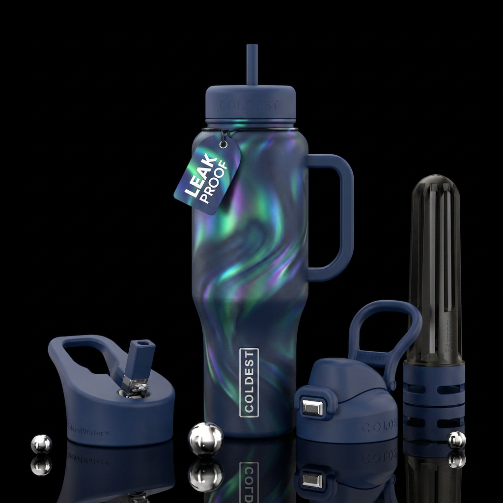 Look up water bottle design