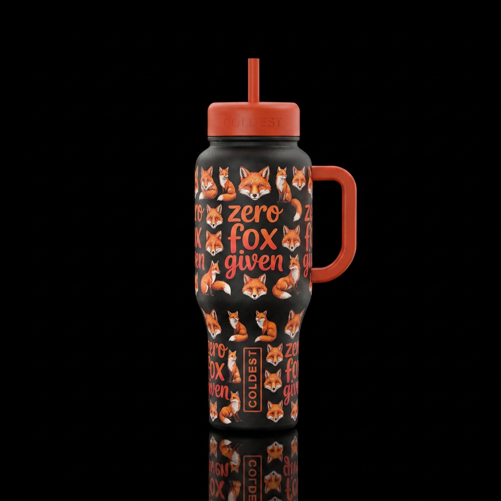Zero Fox Given water bottle design