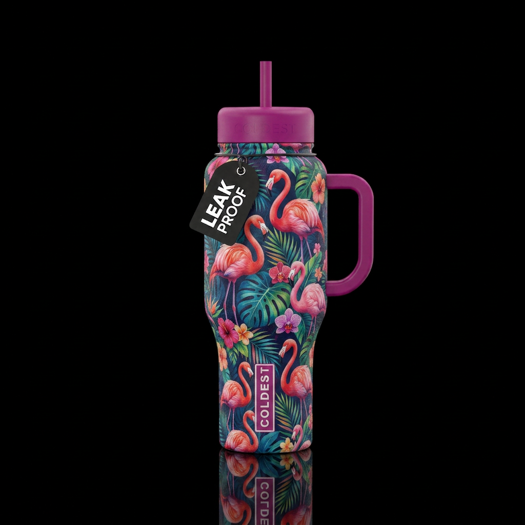 Flamazing water bottle design