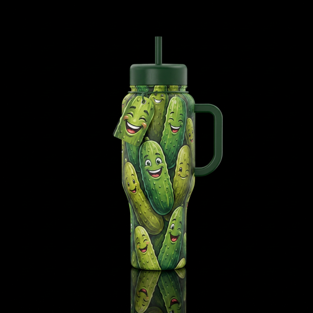 I’m kind of a big dill water bottle design