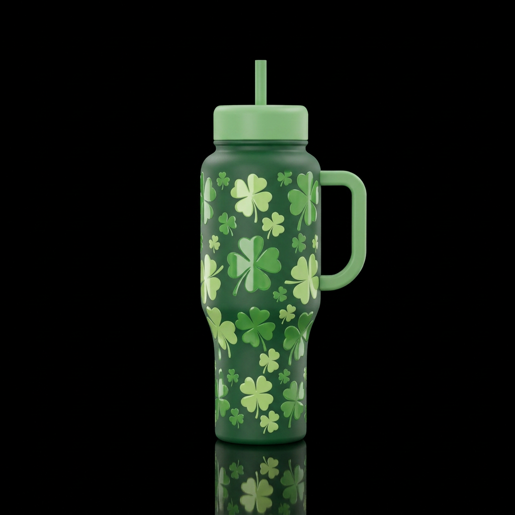 Lucky 🍀 water bottle design