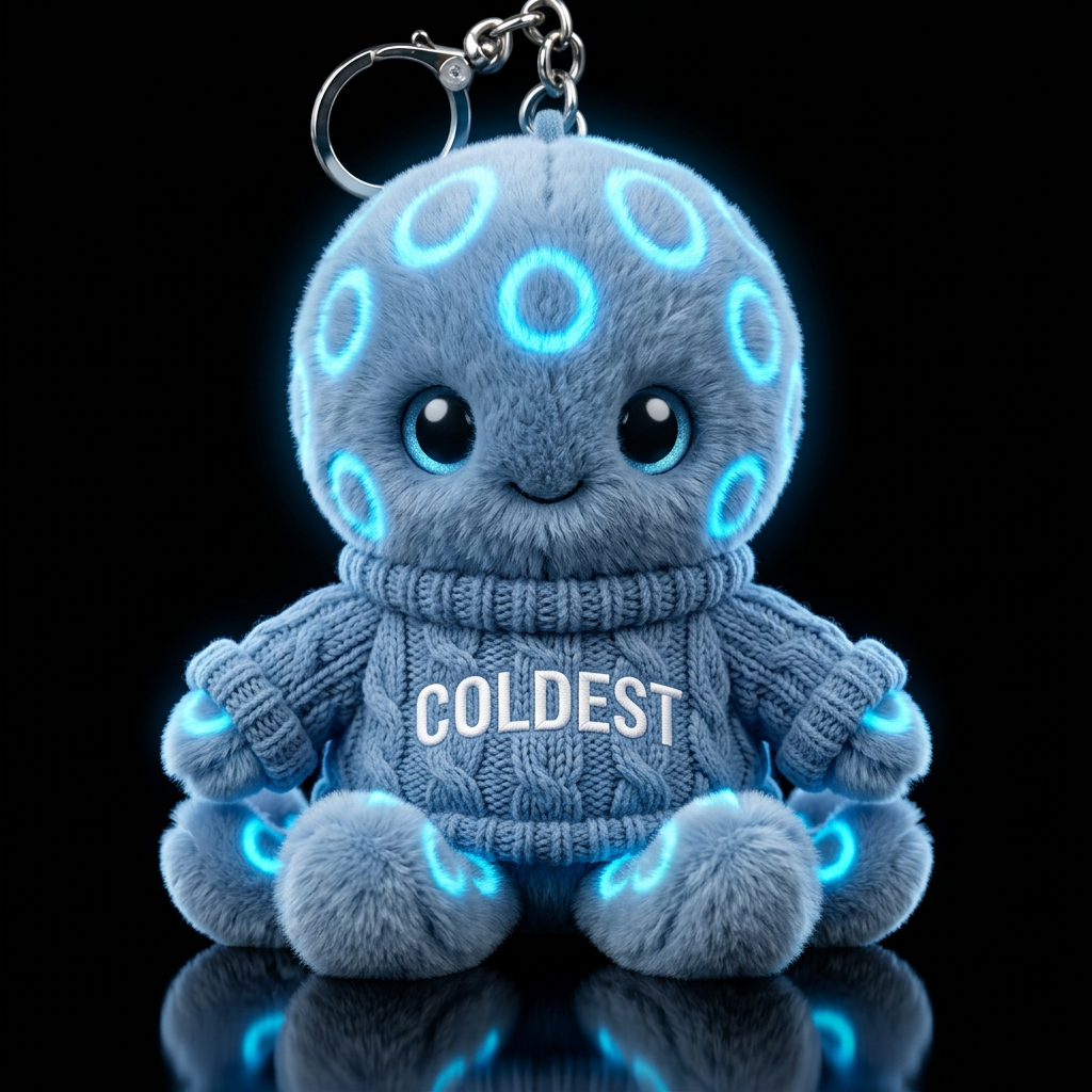 Ringo the Blue ringed Octopus water bottle design