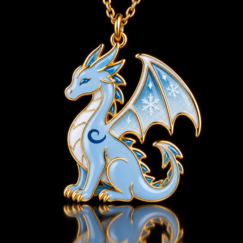 Frosted Dragon water bottle design
