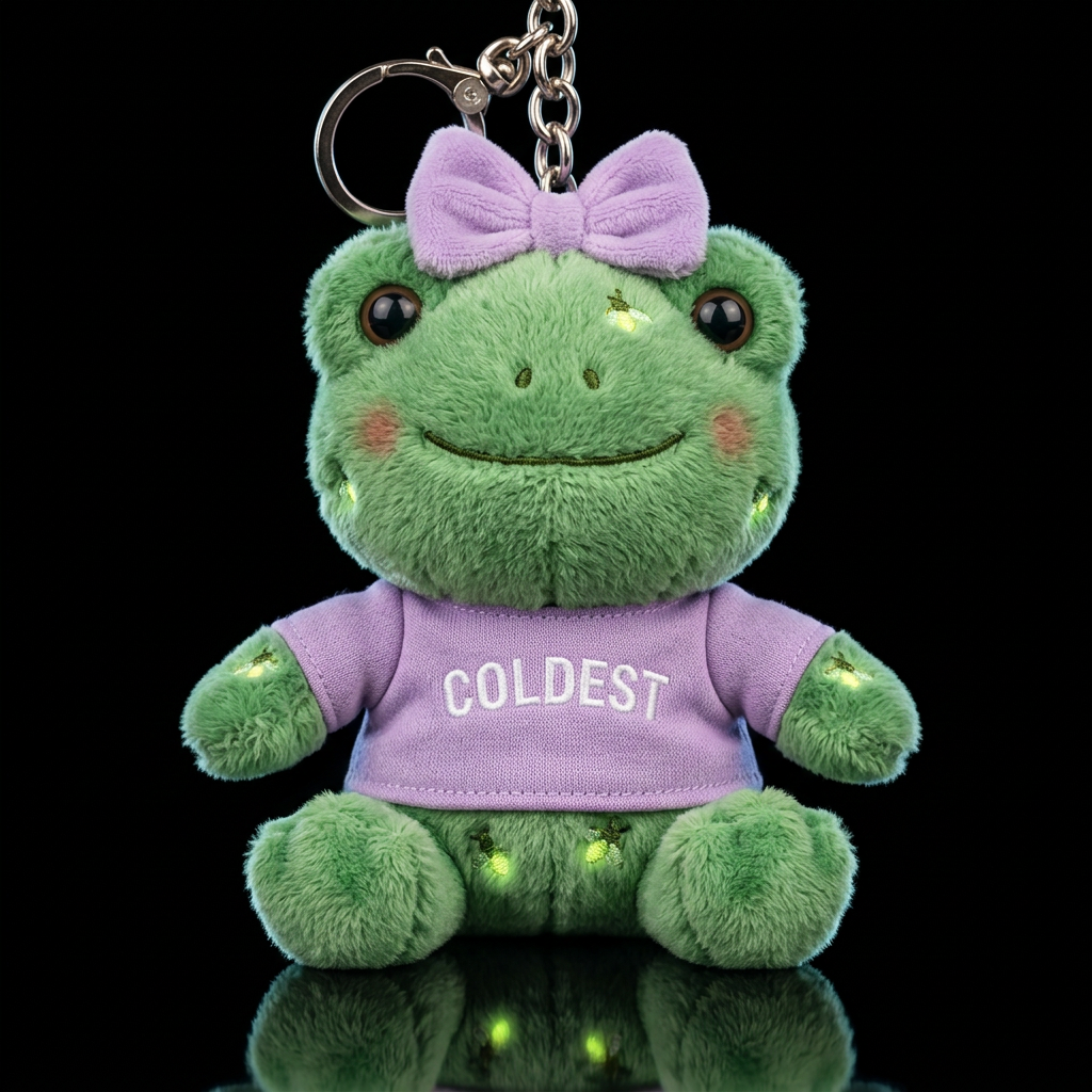Miss Froggy Bells water bottle design