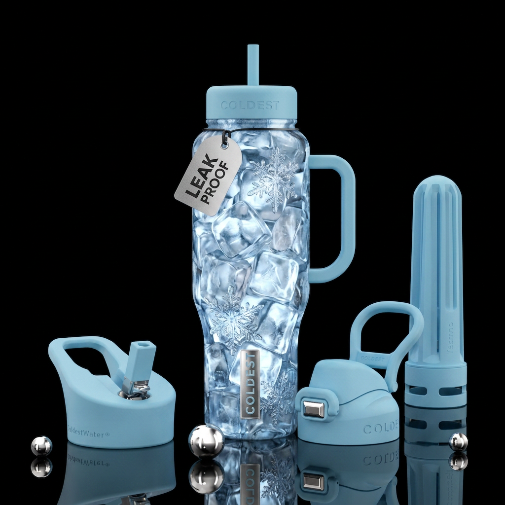 ICE ICE BABY water bottle design