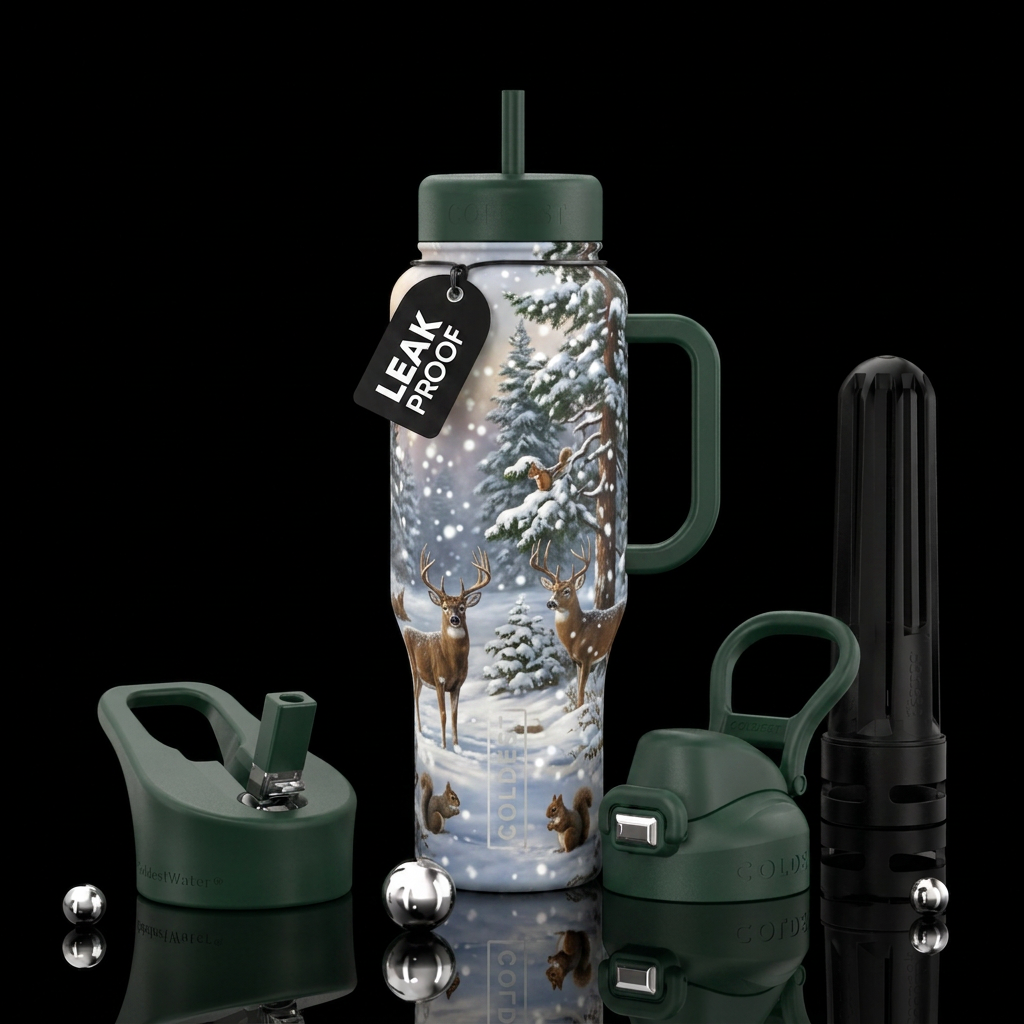 Winter water bottle design