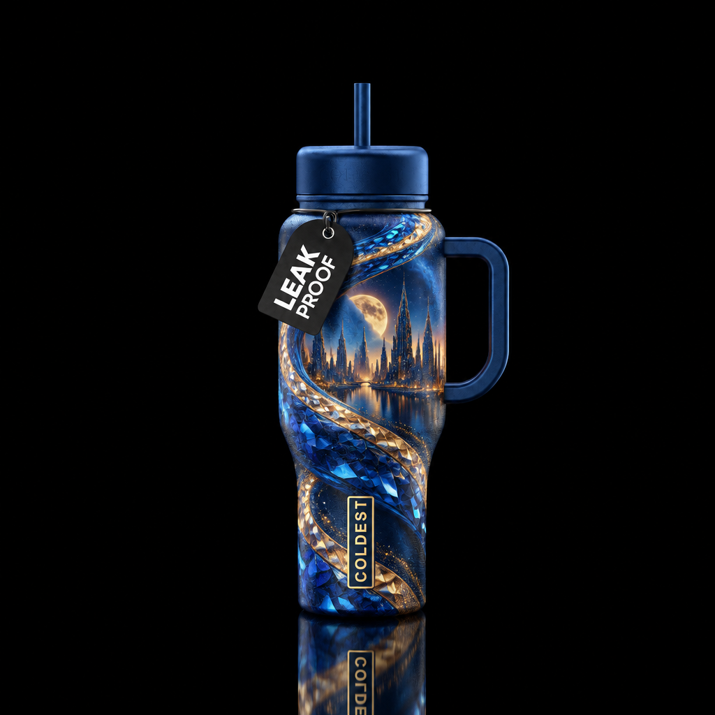 Moonlit Dominion water bottle design