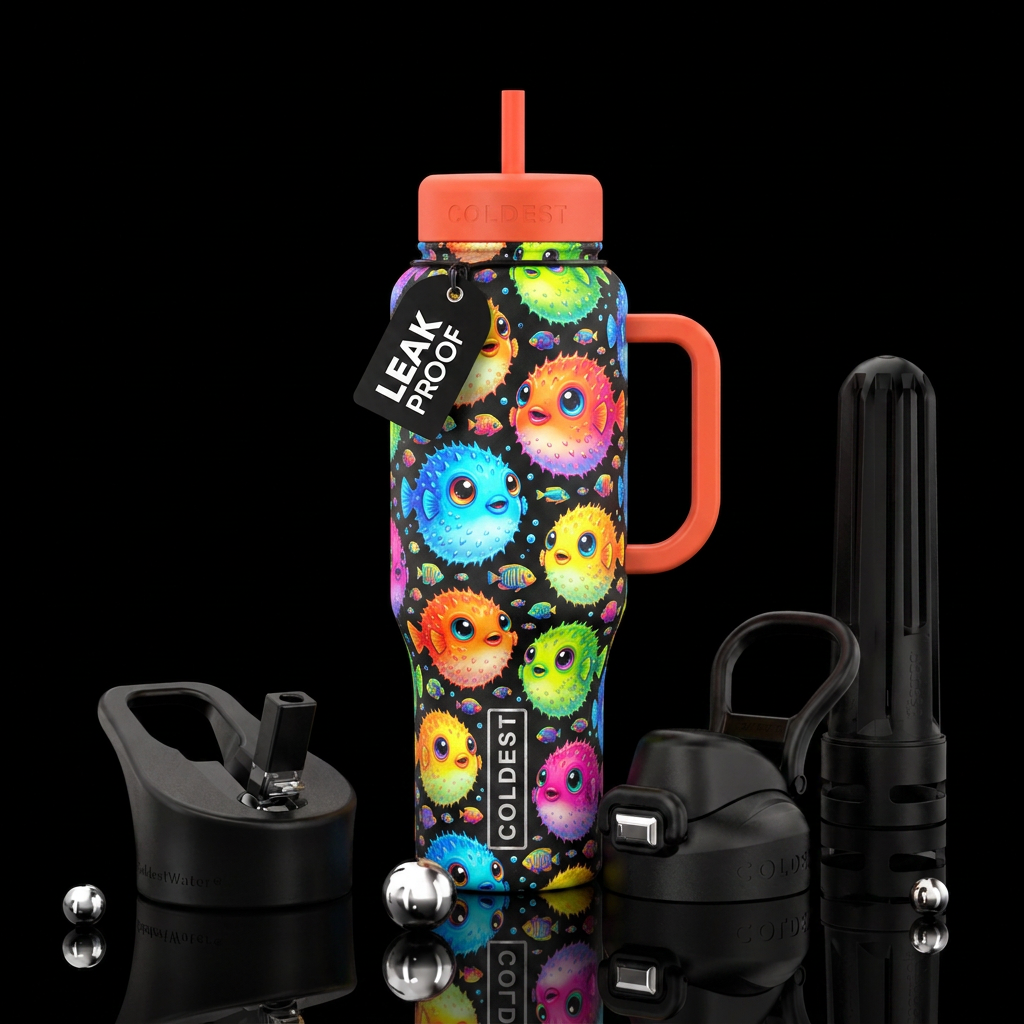 Baby Puffs water bottle design