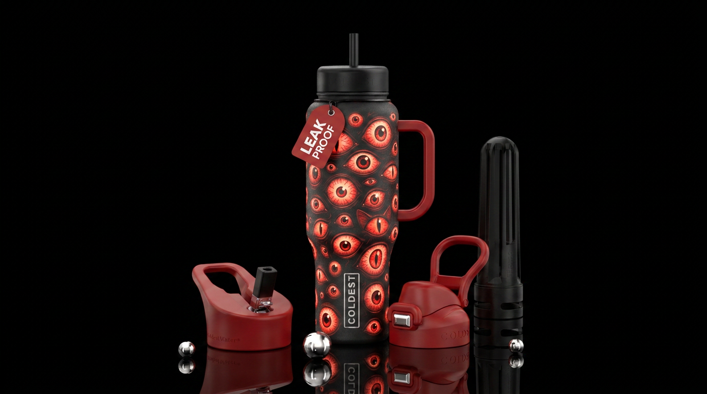 Eye Spy water bottle design
