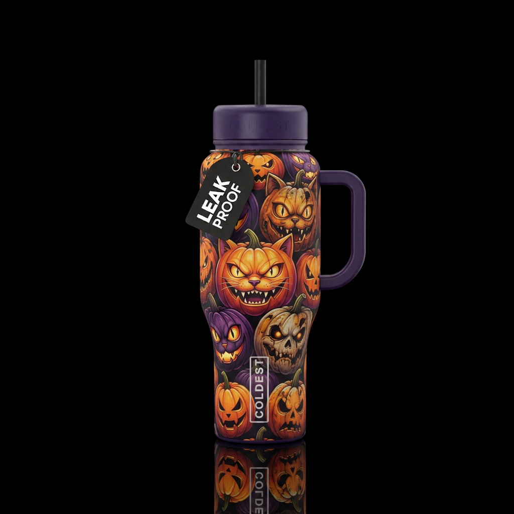 Pumpkin Patch water bottle design