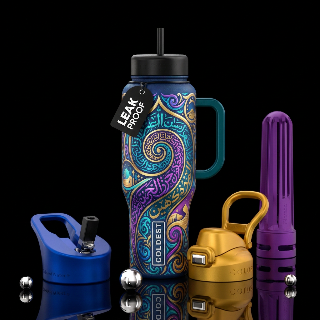 arabian, fantasy, beautiul, spirals water bottle design