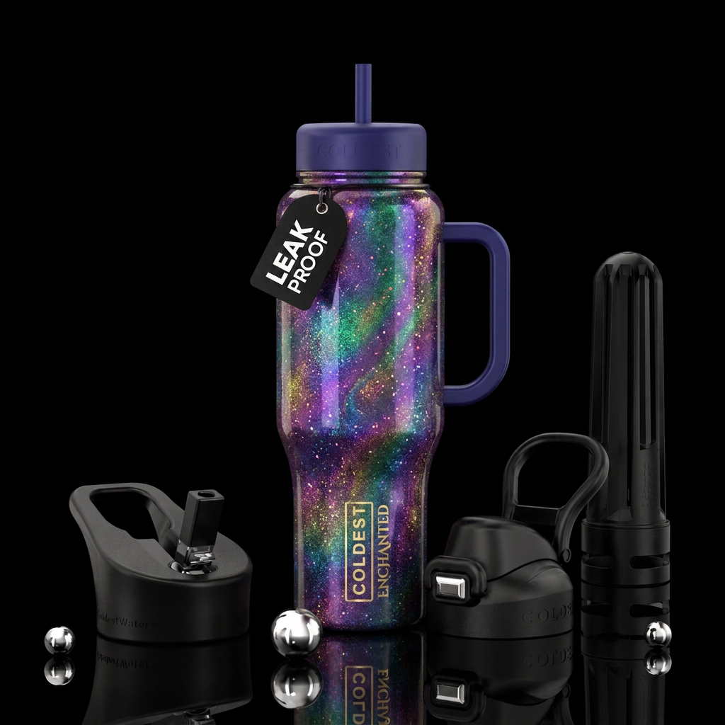 Magic,  enchanted,  wizard,  beautiul,  sparkly,, ... water bottle design