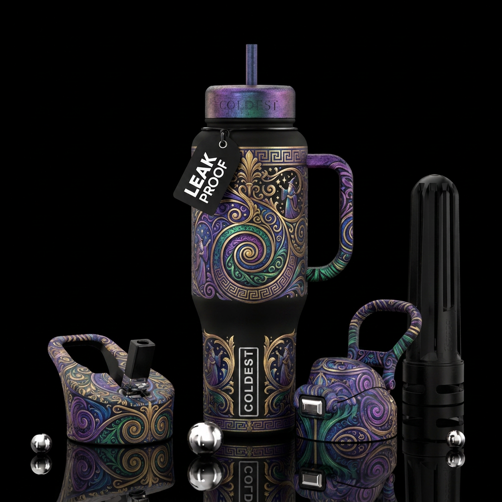 modern, spirals, luxurious, classical, european, w... water bottle design