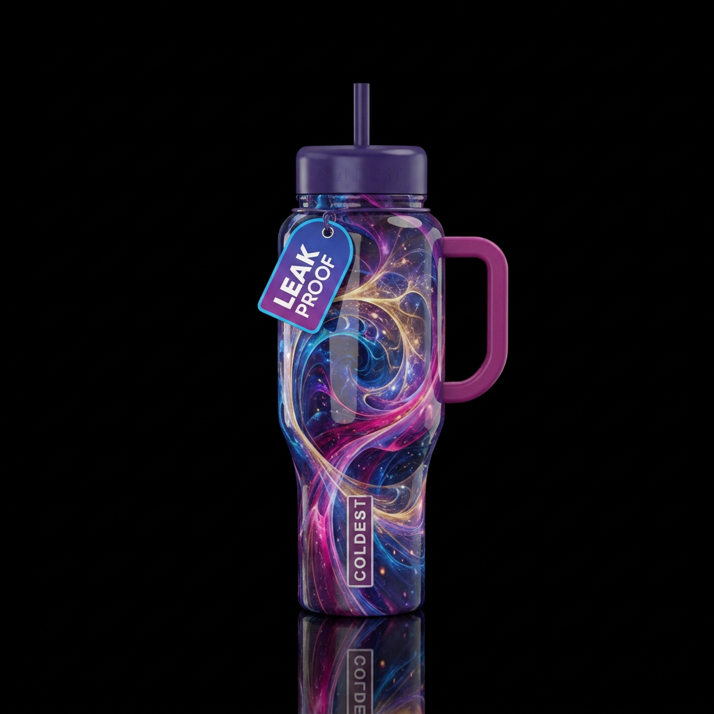modern, stylistic,, spellbinding water bottle design