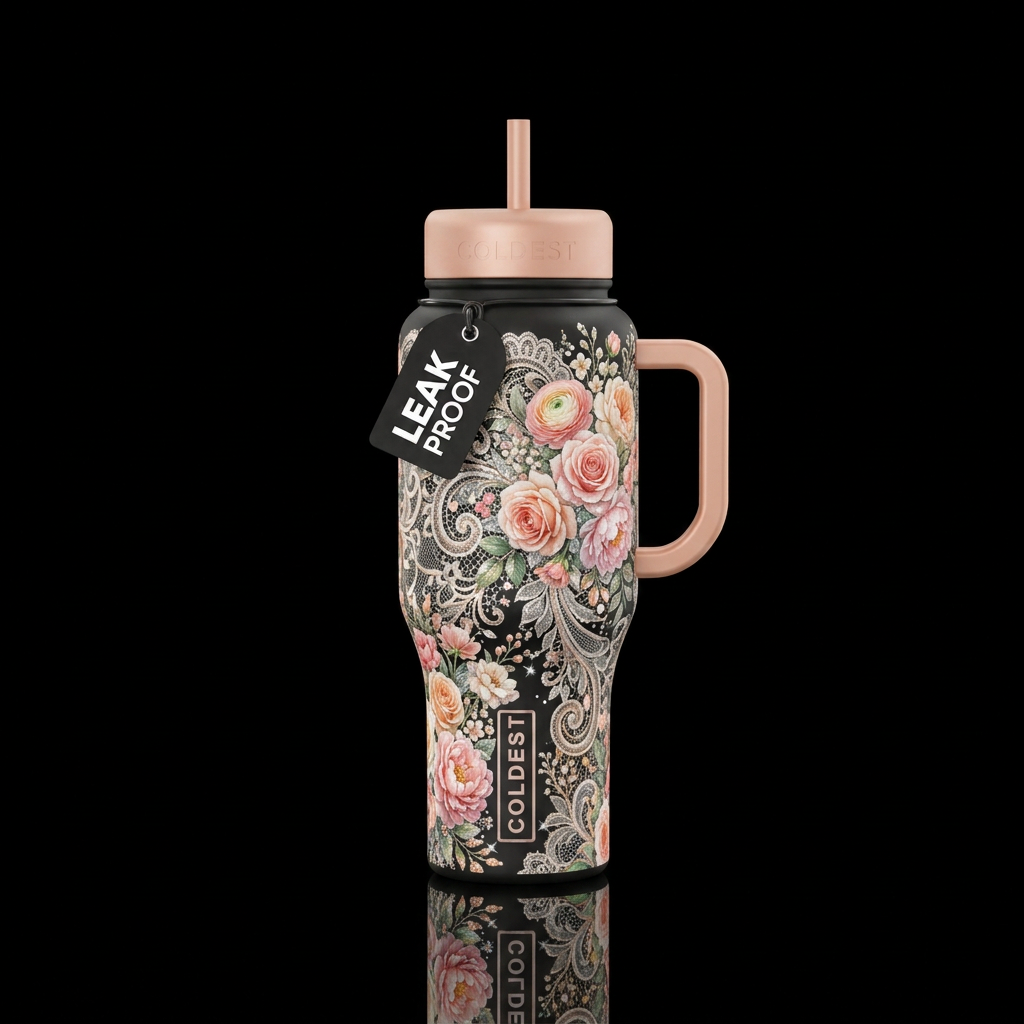 Wedding flowers, Wedding lace, beautiul,  sparkly,... water bottle design