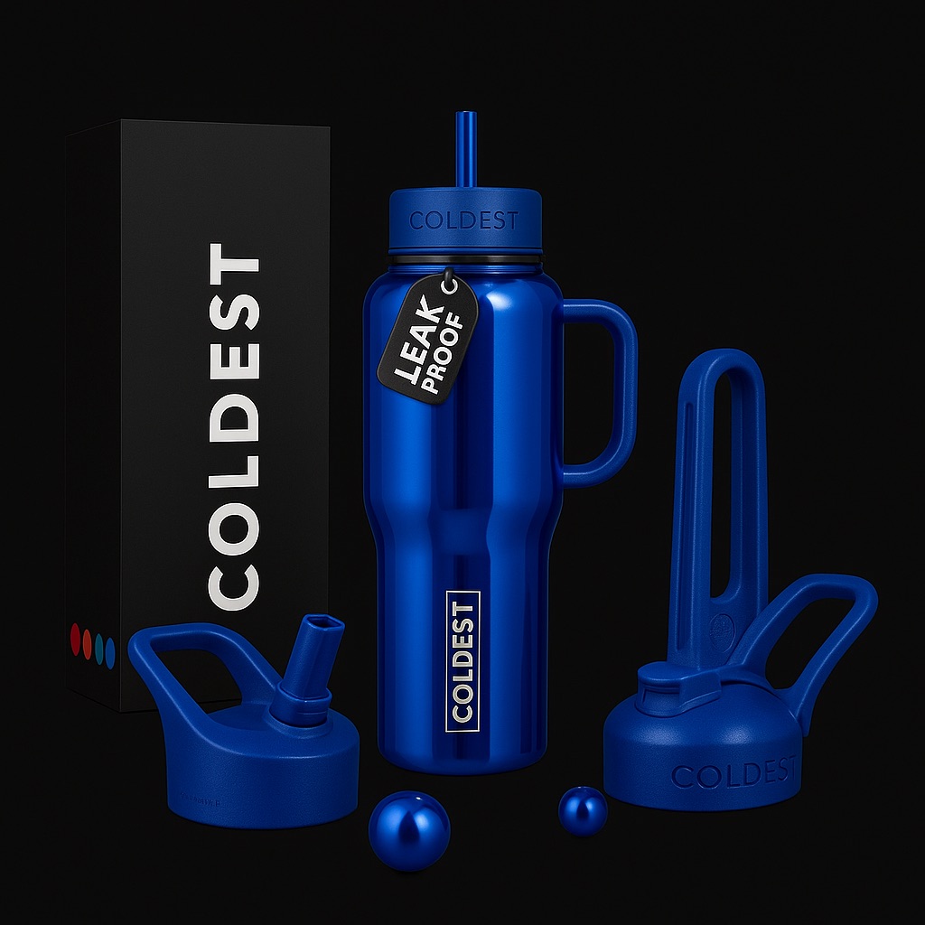 Ocean breeze water bottle design