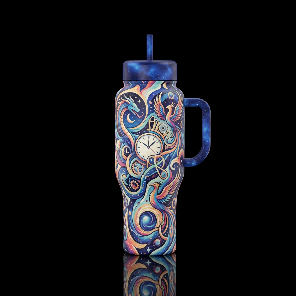 Time water bottle design