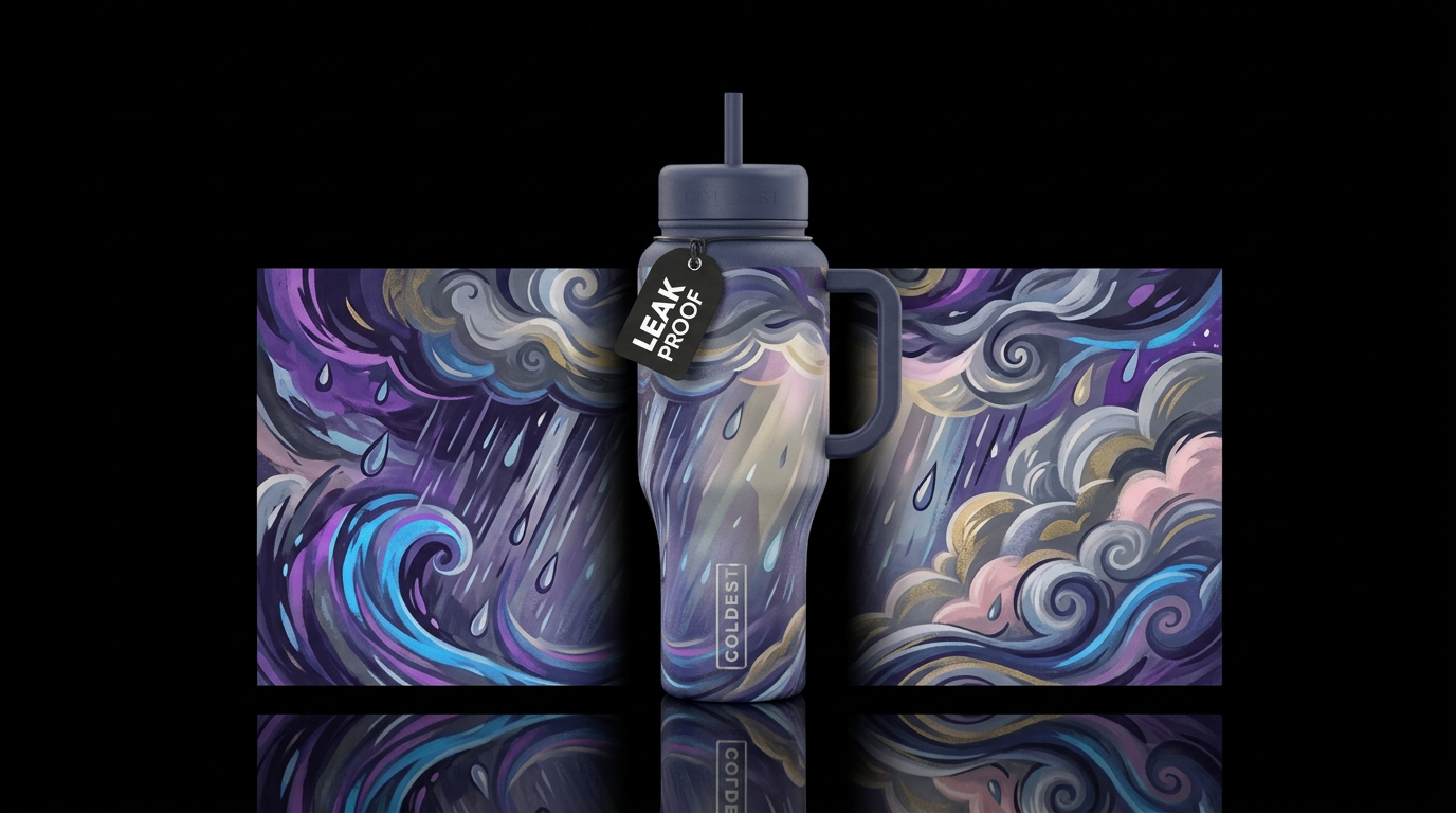 Rain water bottle design