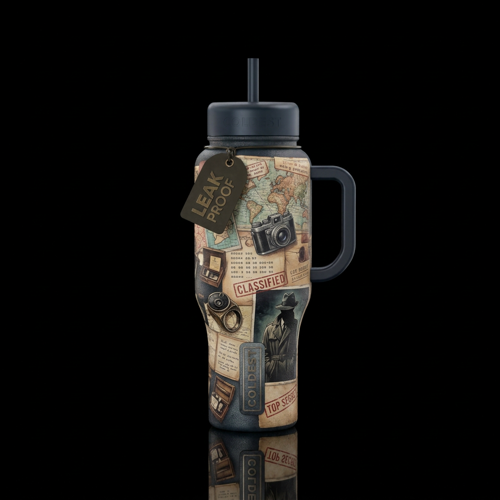 Mystery water bottle design