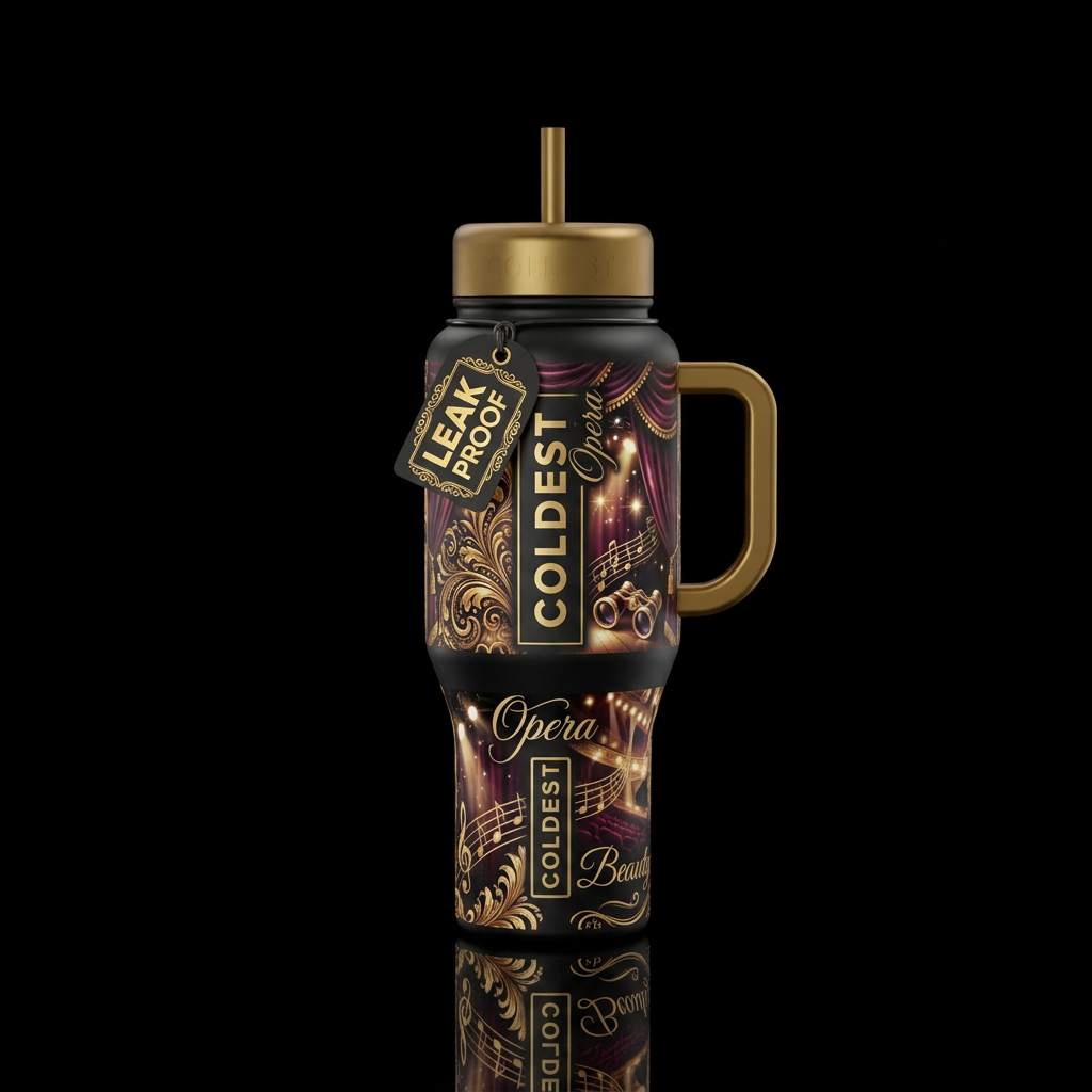 Opera water bottle design