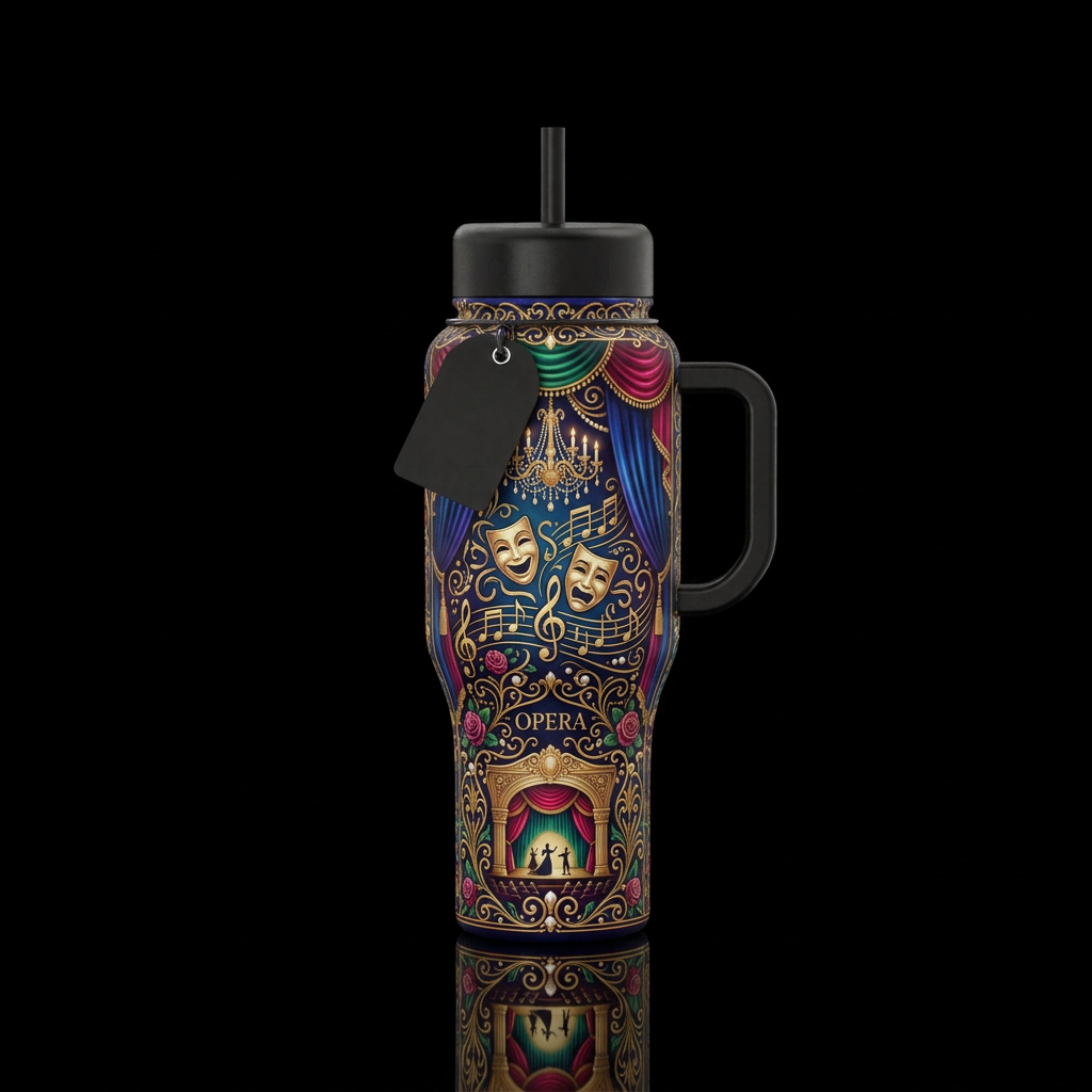 Theater water bottle design