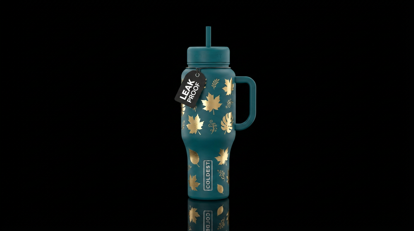 Falling for Fall water bottle design