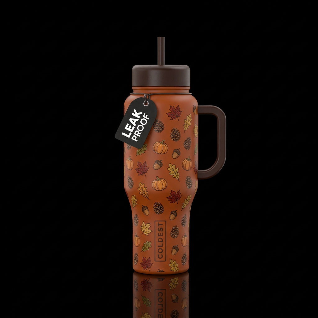 Fall Harvest water bottle design