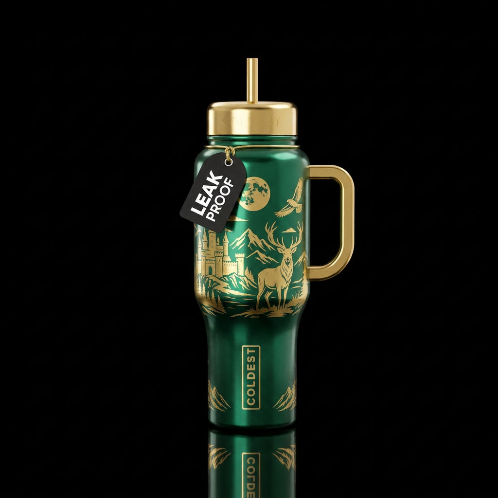 Elegant Estate water bottle design
