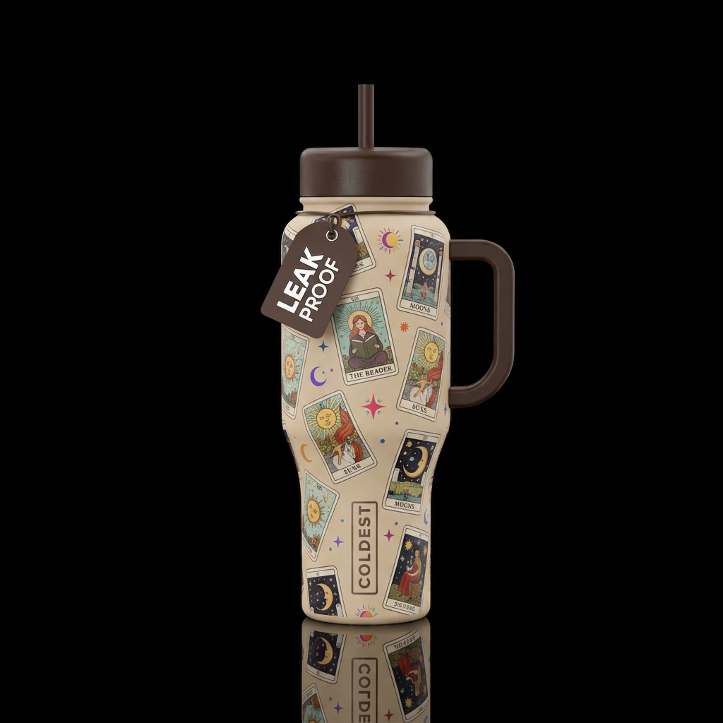 Mystic Magic water bottle design