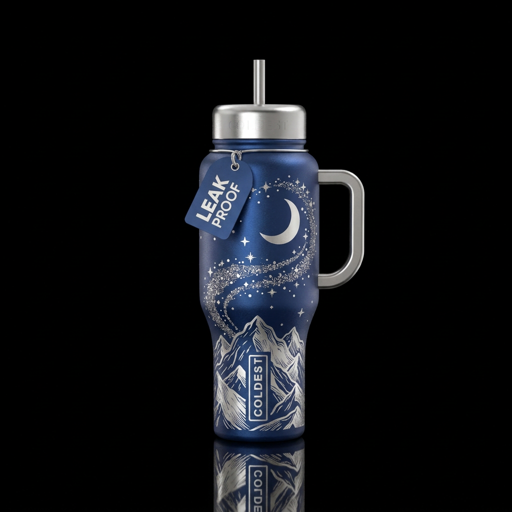 The Court of Dreams water bottle design