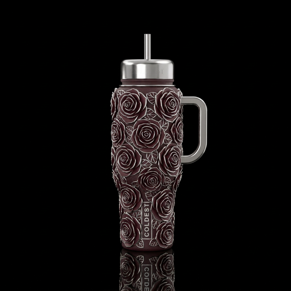 Embossed Energy water bottle design