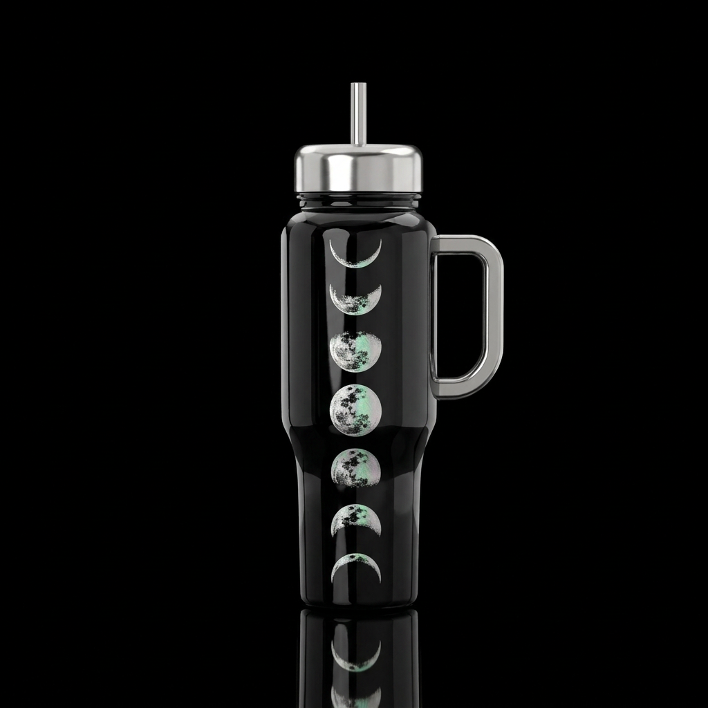 Luminous Luna water bottle design