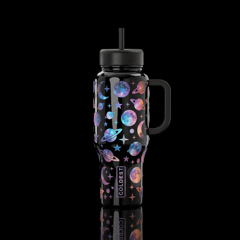 Intergalactic Planetary water bottle design