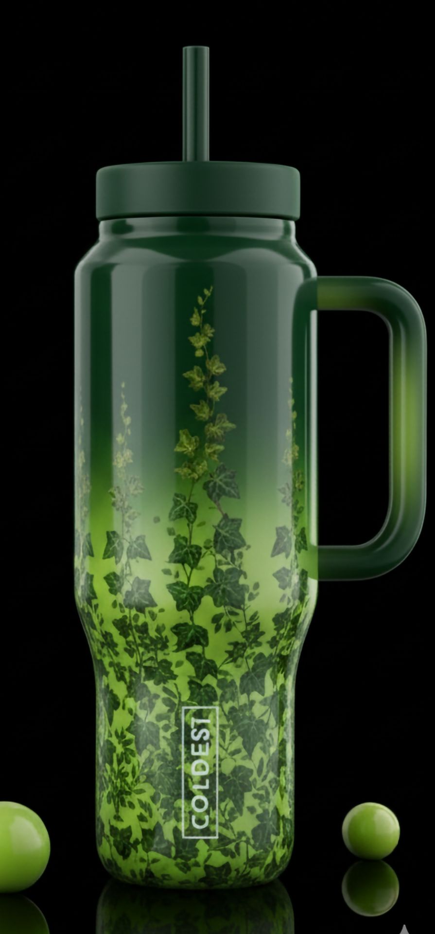 Leafy Ivy Climb water bottle design