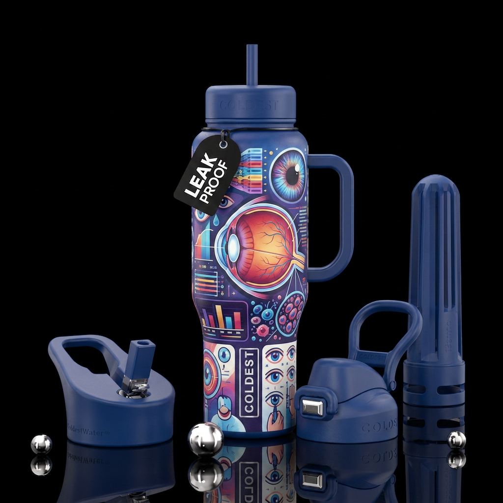 Opthamologist water bottle design