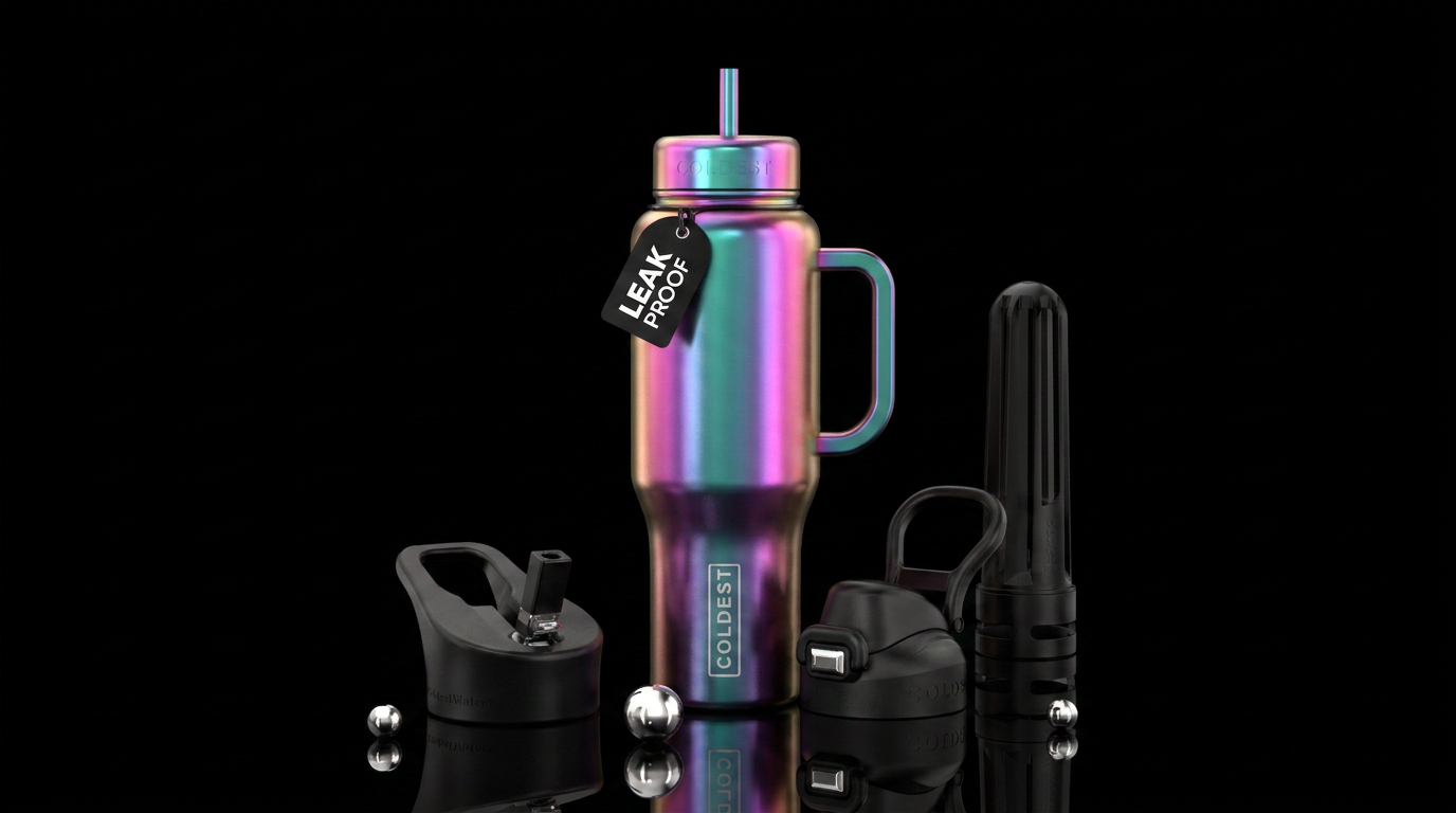 Color changes in sunlight water bottle design